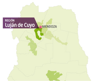 Mapa ubicación Luján de Cuyo